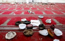 به خاک و خون کشیده شدن نمازگزاران در مسجد محمدیه غزنی افغانستان
