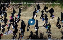 پیاده روی یادبود قربانیان نسل کشی در سربرنیتسا بوسنی