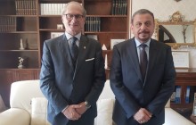 دیدار سفیر عراق در واتیکان با رئیس انجمن بین المللی قربانیان تروریسم در ایتالیا