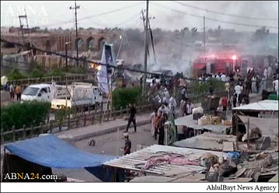 انفجار تروریستی در بعقوبه عراق با ۱۱۵ کشته