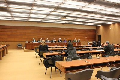 گزاری پنل انجمن دفاع از قربانیان تروریسم در بیست و هشتمین اجلاس شورای حقوق بشر
