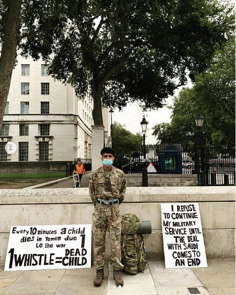 سرباز بریتانیایی: نمی توانم بخشی از حکومت فاسدی باشم که به حمایت و تسلیح تروریسم ادامه می دهد