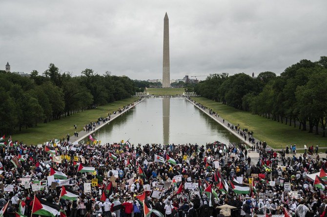 امریکایی های معترض: نمی خواهیم شریک جرم خشونت در فلسطین باشیم