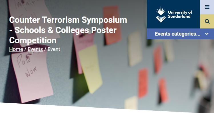 مسابقه طراحی پوستر دانش آموزی با موضوع مقابله با تروریسم