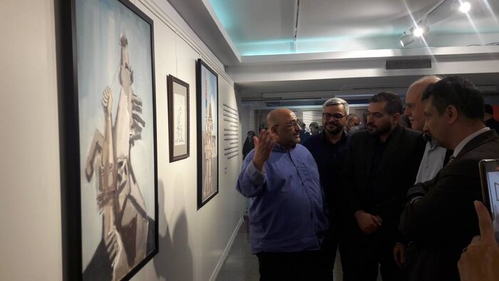 نمایشگاه نقاشی هنرمند اسیر عراقی
